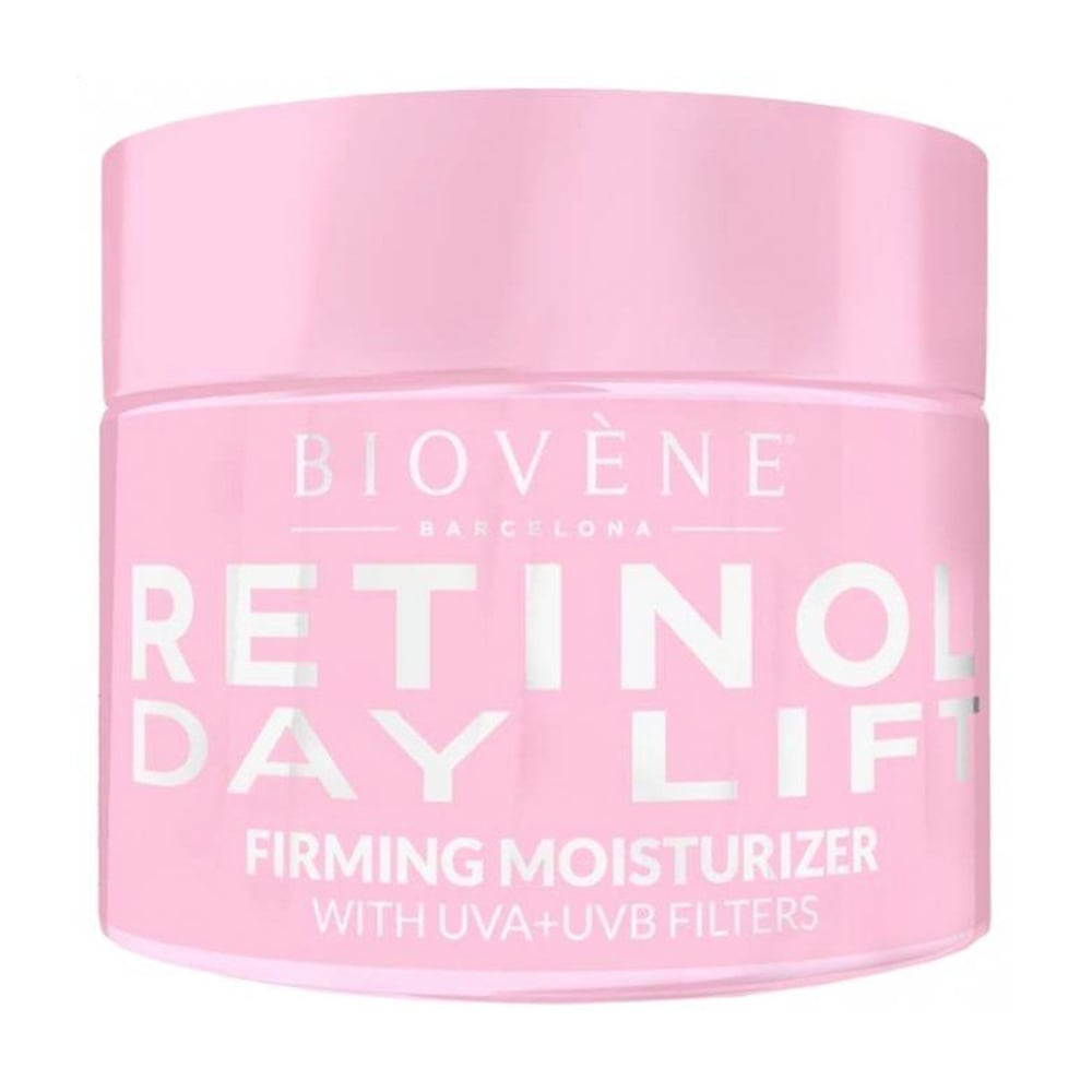 Підтягувальний зволожувальний денний крем для обличчя Biovene Retinol Day Lift Firming Moisturizer with UVA + UVB Filters, 50 мл